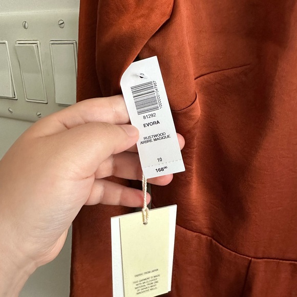 NWT Aritzia Wilfred Evora Rustwood Orange - Picture 4 of 7